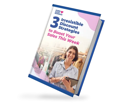 Book cover with happy woman