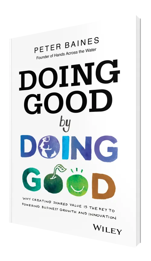 Book cover with happy woman